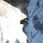 French Climber Assualting a Ridge in the Gongga Range